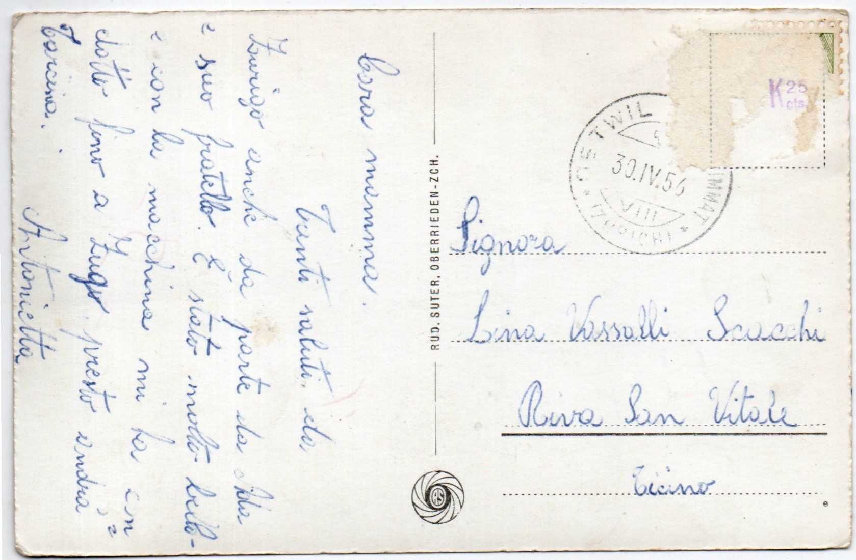 Cartes postales: Dietikon – D'occasion à Melano par pisonsdro 1