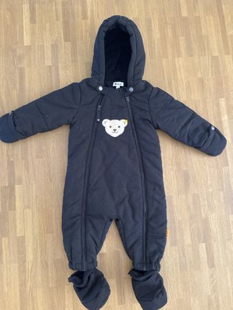 Steiff Overall dunkelblau Grösse 74 6-9M neu Schneeanzug