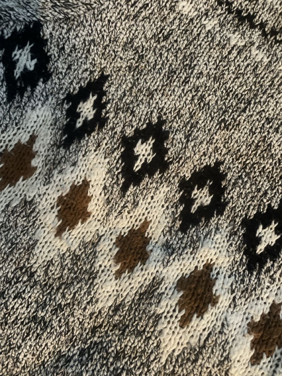 H&M Maglioni & Felpe: H&M Strickpullover Gr. L, Grau mit Muster, Winter – Usato da Obergerlafingen venduto da cabo4 3