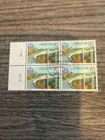 Helvetia 90 Briefmarke Viererblock 3000 Bern, Top Zustand!