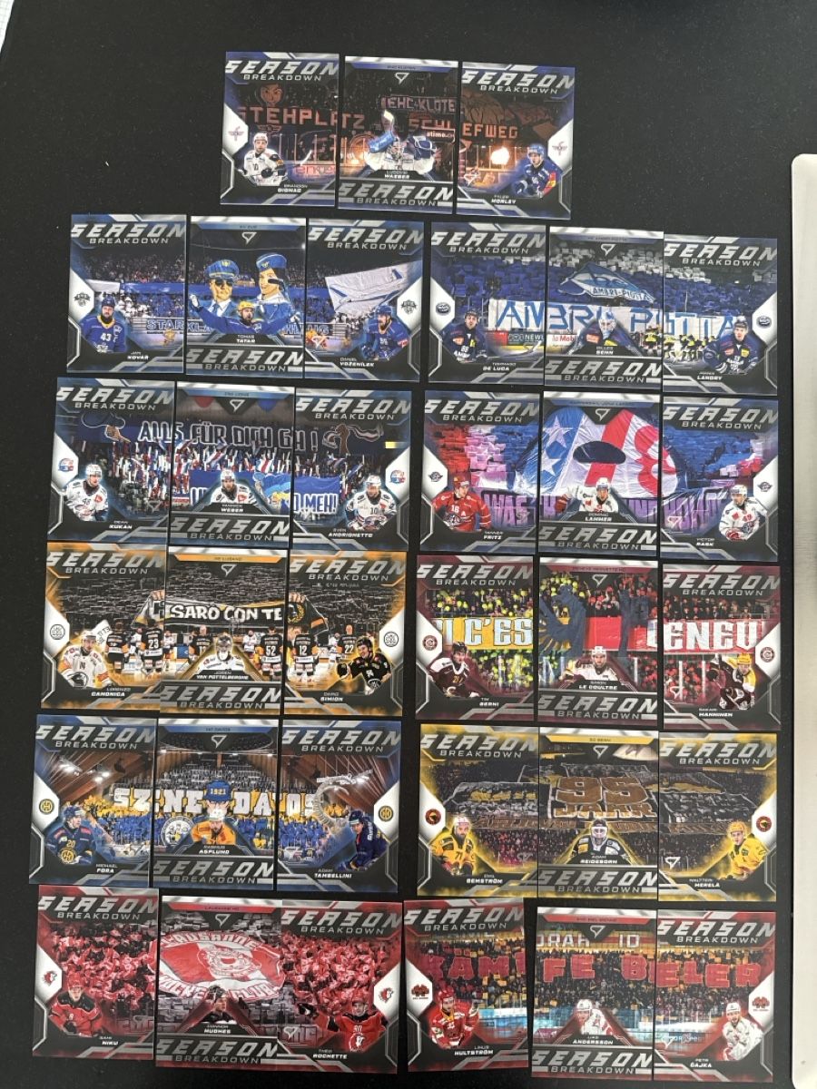 Sportzoo Sammelbilder & Trading cards: Sportzoo playoff season breakdown  – Neu und originalverpackt aus Posieux von figaro_nala