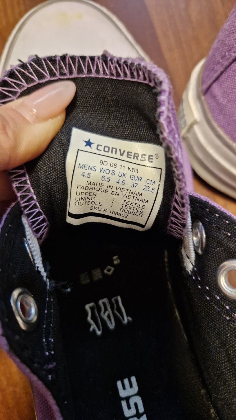 Converse Scarpe da donna: Converse All star Sneakers lila, 37 – Usato da Wallisellen venduto da jazie_11 3