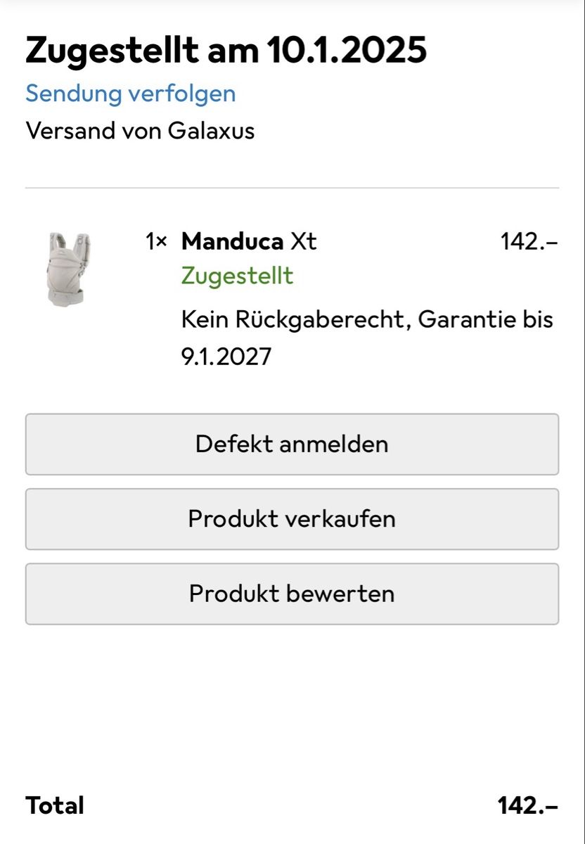 Manduca Marsupi portabebè: Manduca XT Babytrage – Nuovo (secondo la descrizione) da Oberwil-Lieli venduto da FuxRa95