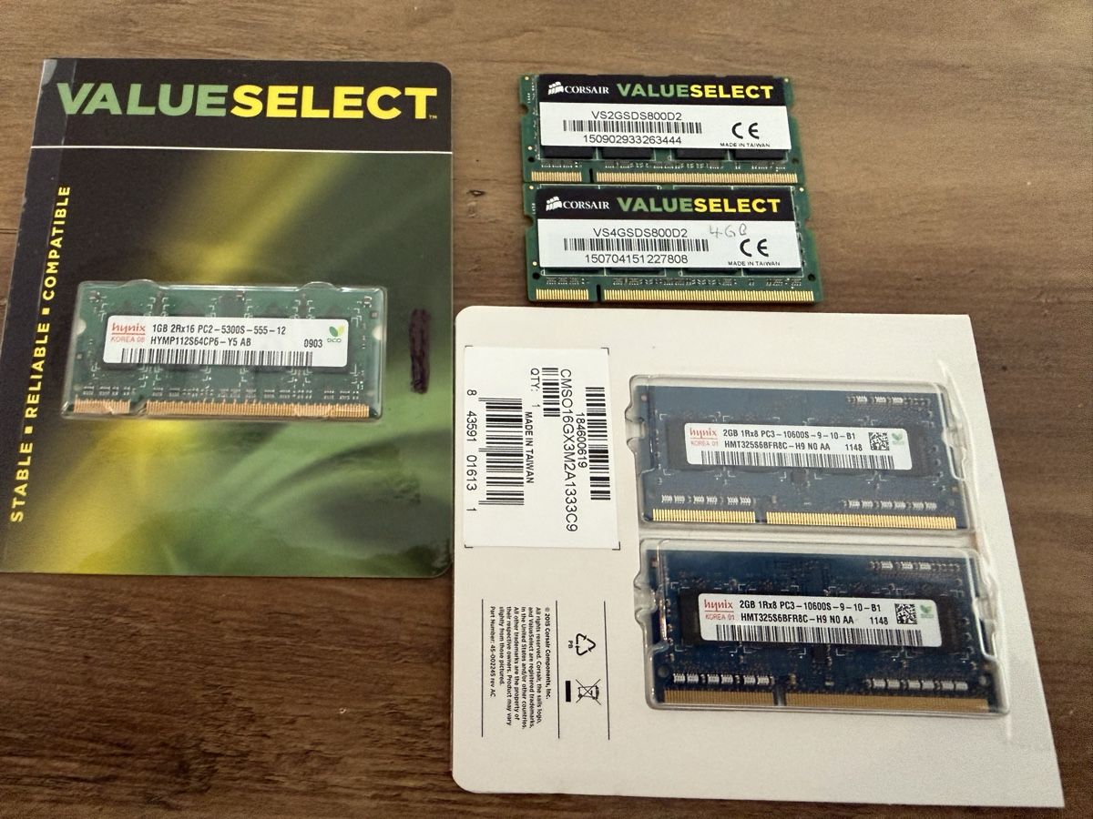 PC: 5x Riegel RAM Arbeitsspeicher DDR2 / DDR3 – Usato da Tegerfelden venduto da Mr.Piaggio