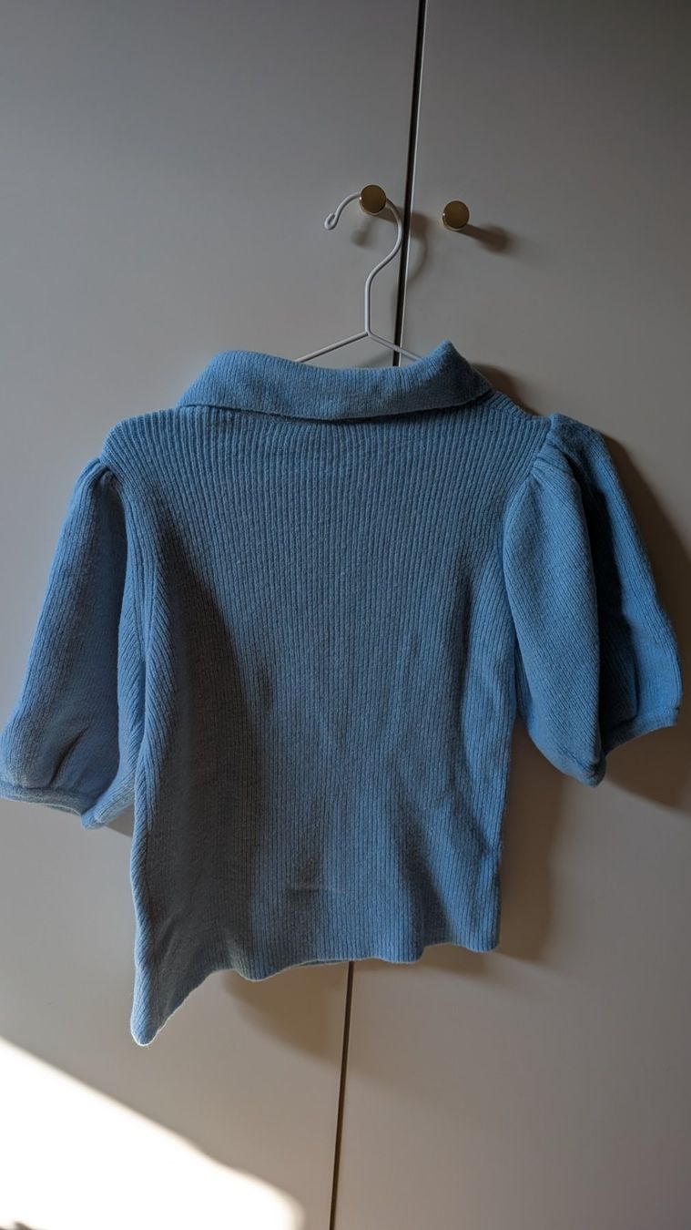 Tops: Pull manches courtes bleu Zara – Gebraucht aus Biel/Bienne von lef_5wlc 2