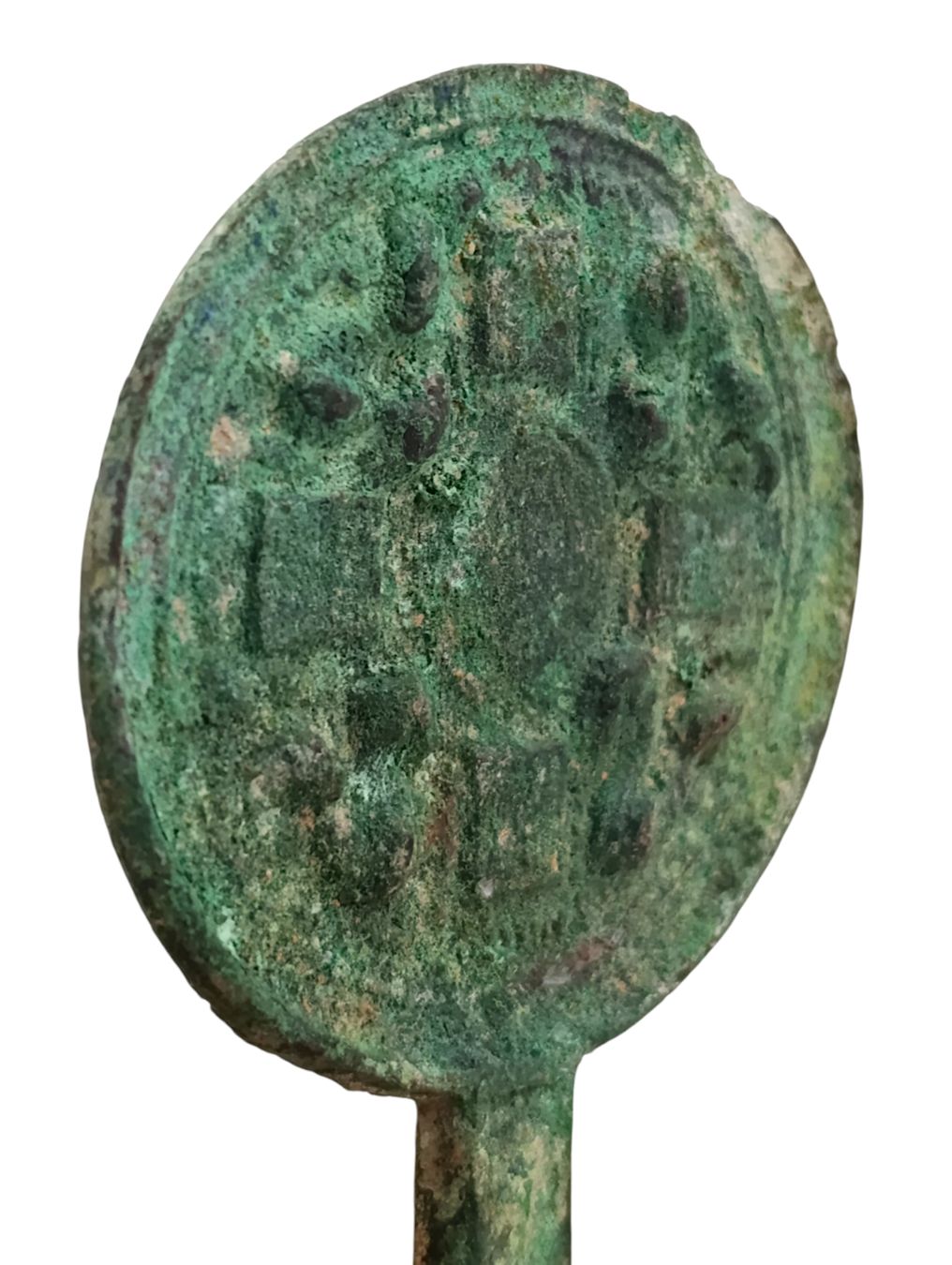 Statuette: Antiker chinesischer Bronze Spiegel  – Usato da Hochfelden venduto da Historium 6