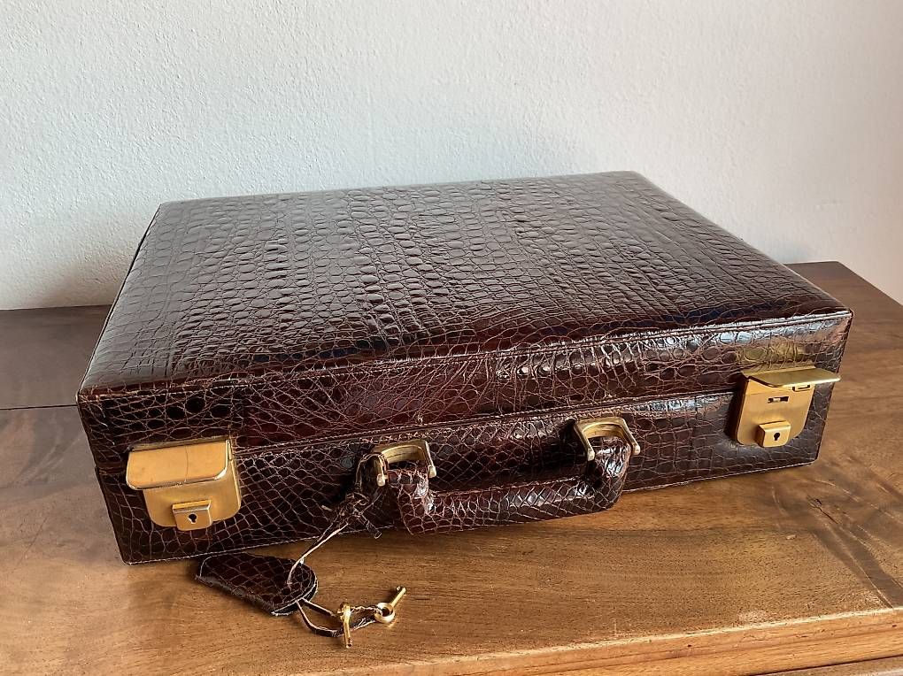 Valigie & Borse: Borsa valigetta porta documenti pelle coccodrillo  – Usato da Gudo venduto da ele_7h2r 4