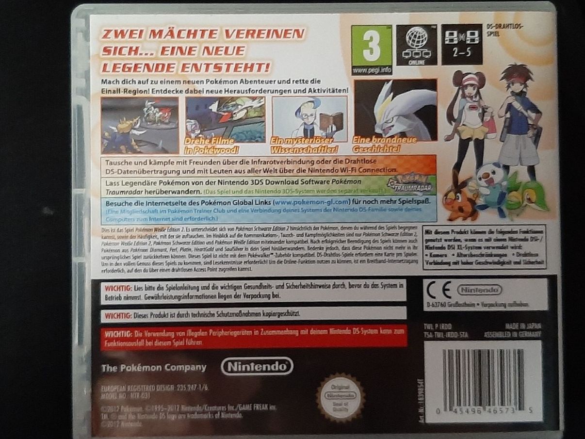 Pokémon Giochi: Pokemon Weisse Edition 2 DS – Usato da Degersheim venduto da roh_y768 1