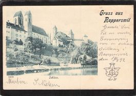 Gruss aus Rapperswil SG , gel. 11.Vlll.1902