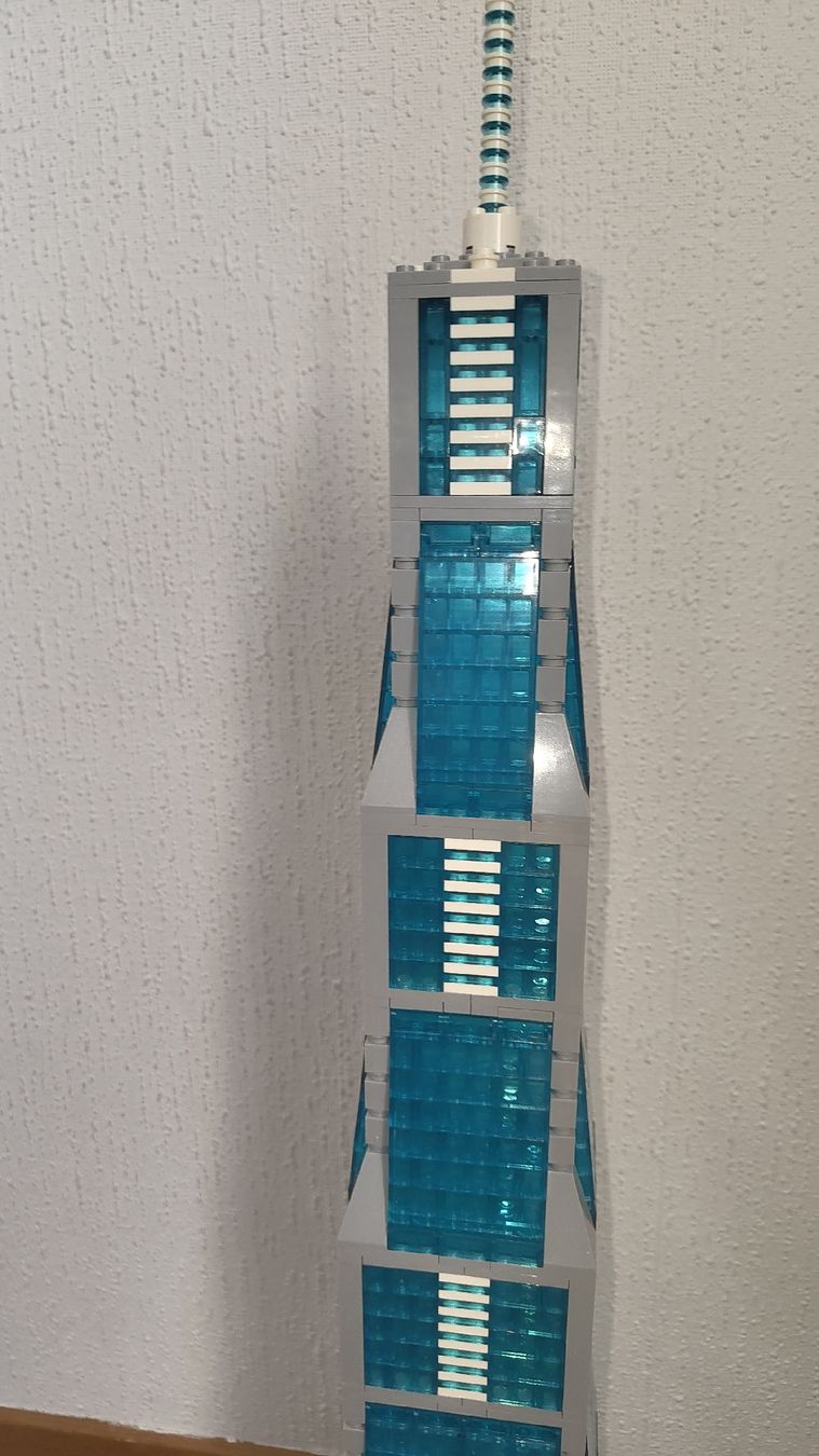 Baukästen: large building model moc skyscraper blue - Lego compatible  – Gebraucht aus Glattbrugg von har_jgc7 2