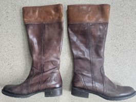 Lederstiefel, Gr. 37