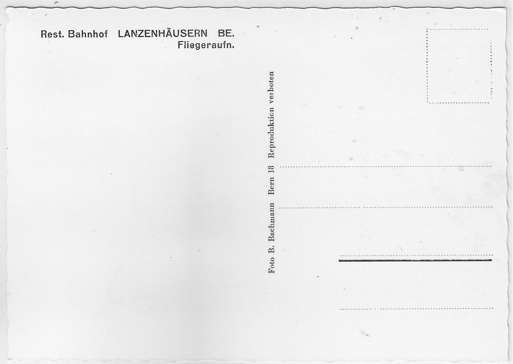 Cartoline postali: Hotel Bahnhof Lanzenhäusern BE – Usato da Ettingen venduto da Kartenplanet 1
