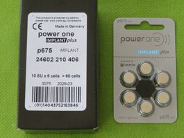 278 Stk. neue Knopfbatterien für Implantate