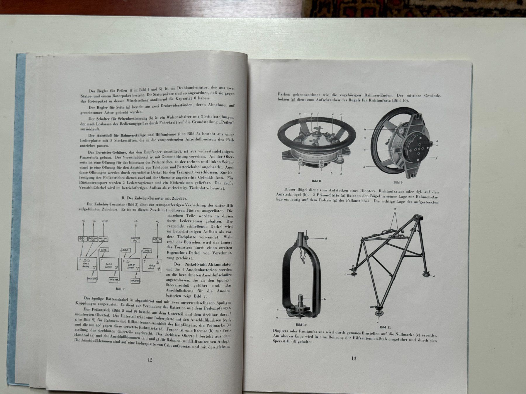 Technique de radiocom: Telefunken Handbuch zum Peiler 111N – D'occasion à Ins par funkflieger 5