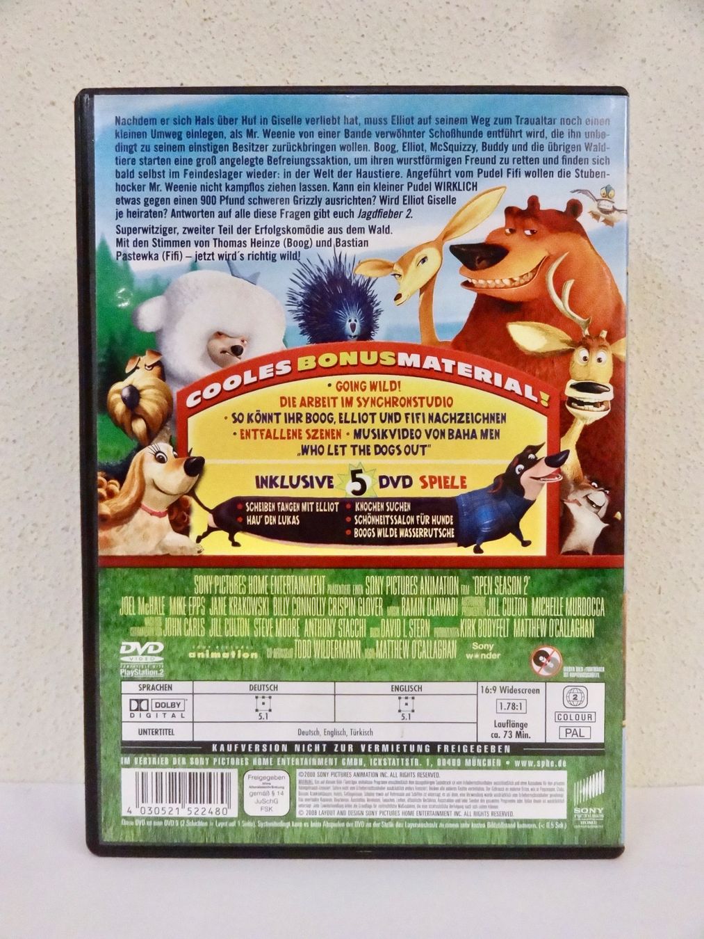 Alle DVDs: DVD JAGDFIEBER 2 TRICKFILM – Gebraucht aus Kerzers von wisaundso 2