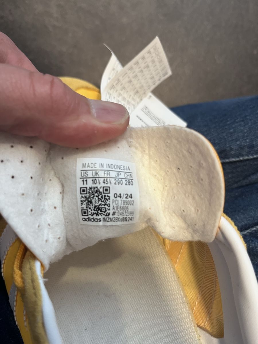 Adidas Scarpe da uomo: Adidas Gazelle jaune, pointure 45 – Nuovo e nell'imballaggio originale da BREMBLENS venduto da Lafoudre 3