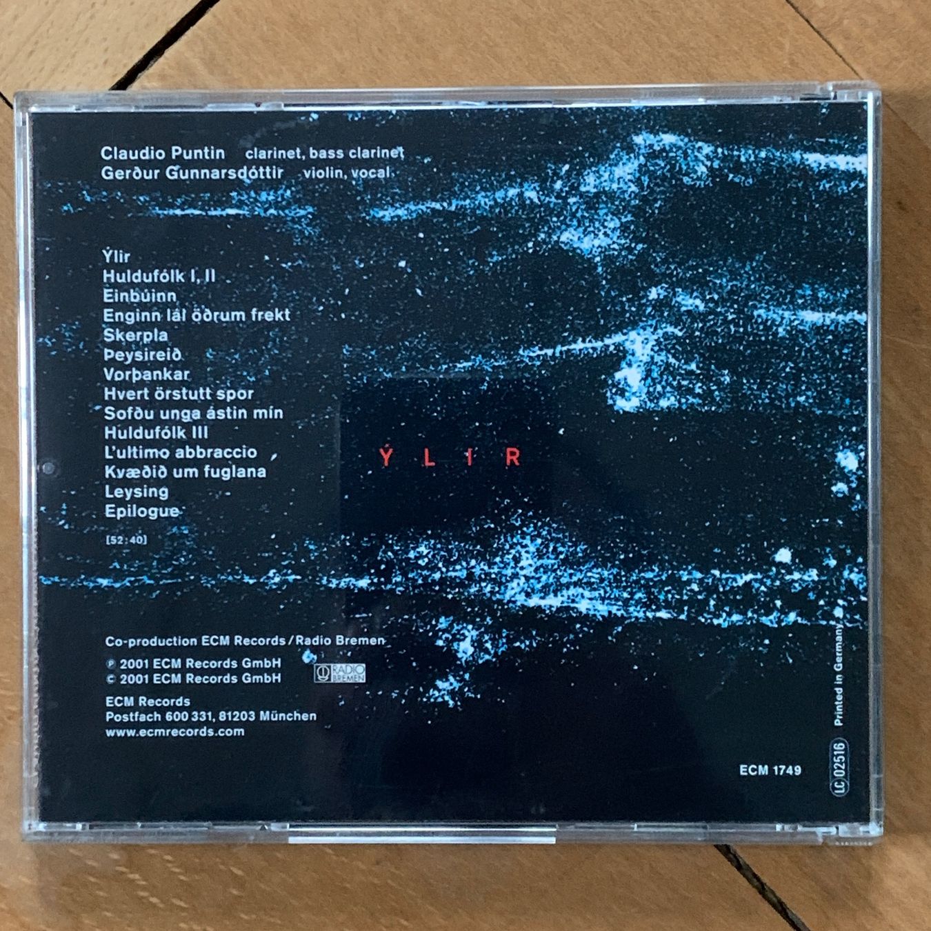 CD: Puntin / Gunnarsdottir: YLIR – Usato da Stans venduto da Abukadnezar 1