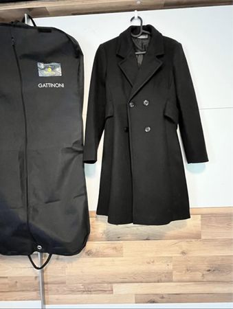 Cappotto Sandro Ferrone nero taglia 40 Made in Italy