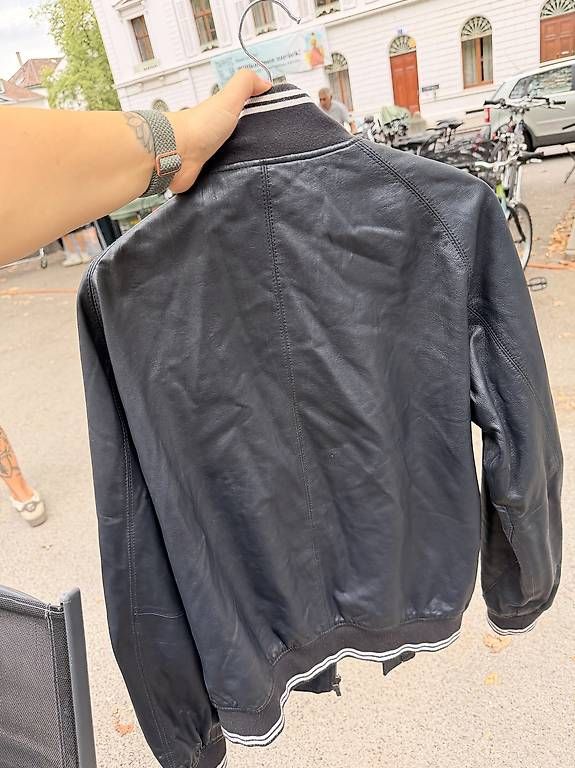 Giacche: Armani Jeans Lederjacke Herren  – Usato da Allschwil venduto da Hamimi