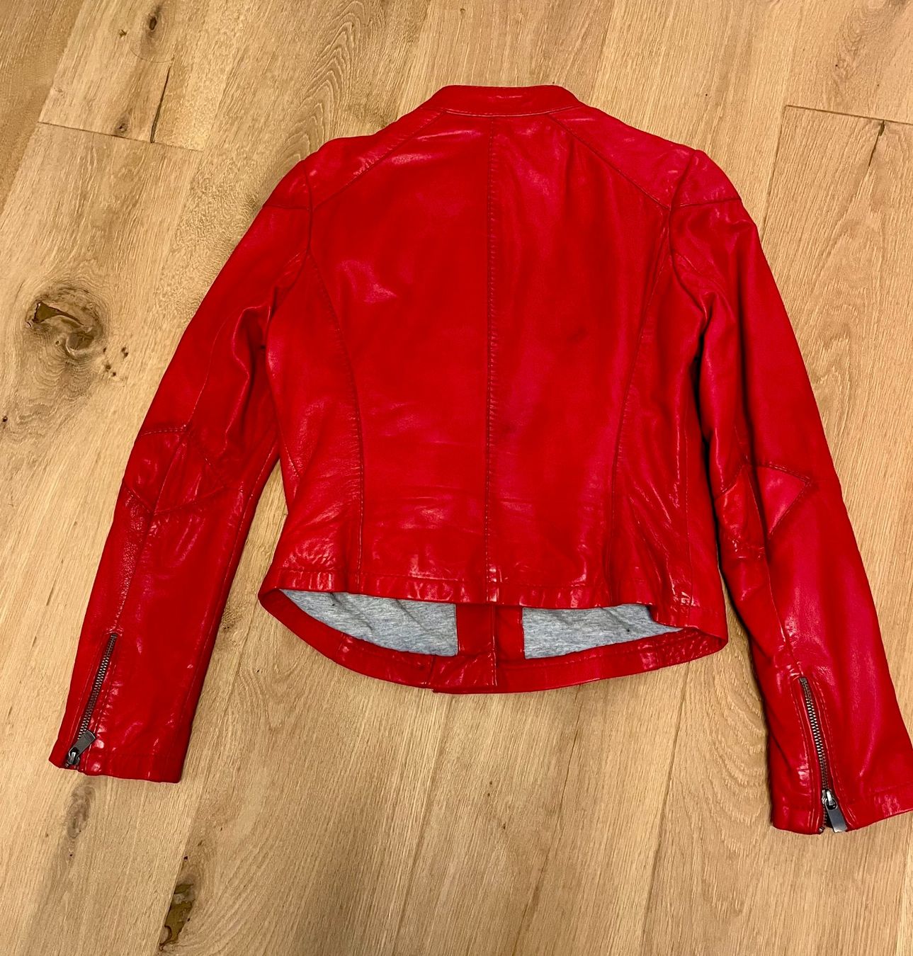 Giacche: Wunderschöne rote Oakwood-Lederjacke – Usato da Reinach Bl venduto da Sidarta74 3