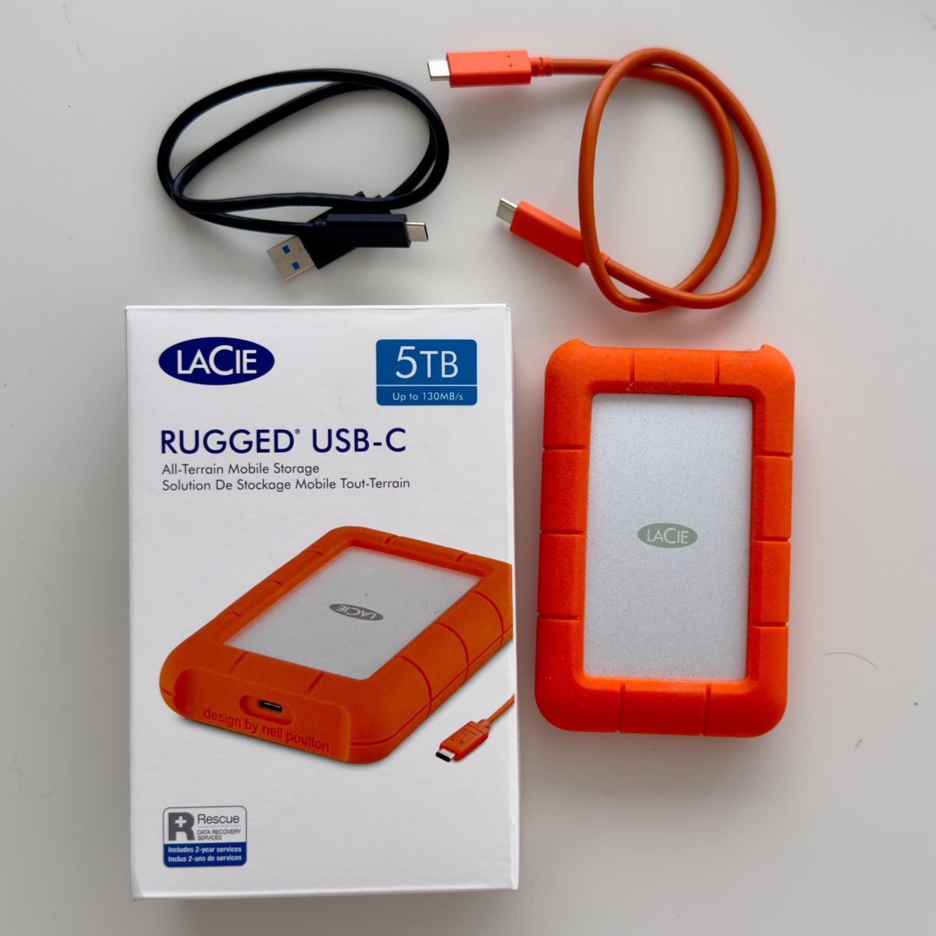 Lacie Dischi rigidi: LaCie Rugged USB-C 5 TB – Usato da Dietikon venduto da Maxmicio
