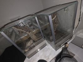 2x terrarium falltür 20x20x30