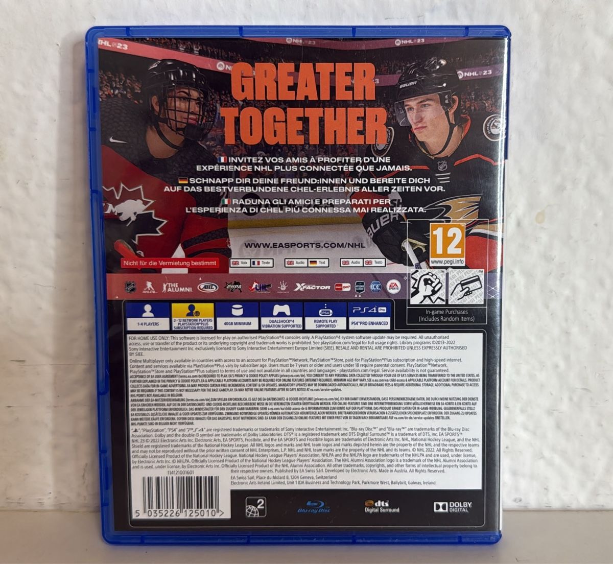 Sony Spiele: NHL 23 - PS4/PS5 Game – Gebraucht aus Ehrendingen von bubulence 1