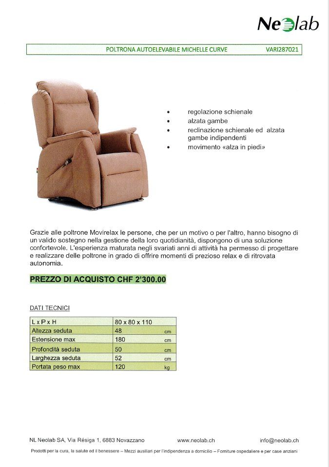 Sessel: Poltrona elettrica – Gebraucht aus Giubiasco von UREL67 3