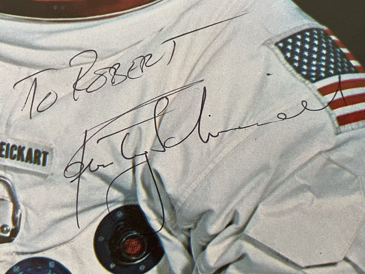 Autografi: Original Autogramm Rusty Schweickart Apollo 9 – Usato da Bern venduto da marketspace 2