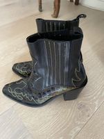 Bottines Kurt Geiger London, cuir noir, taille 38