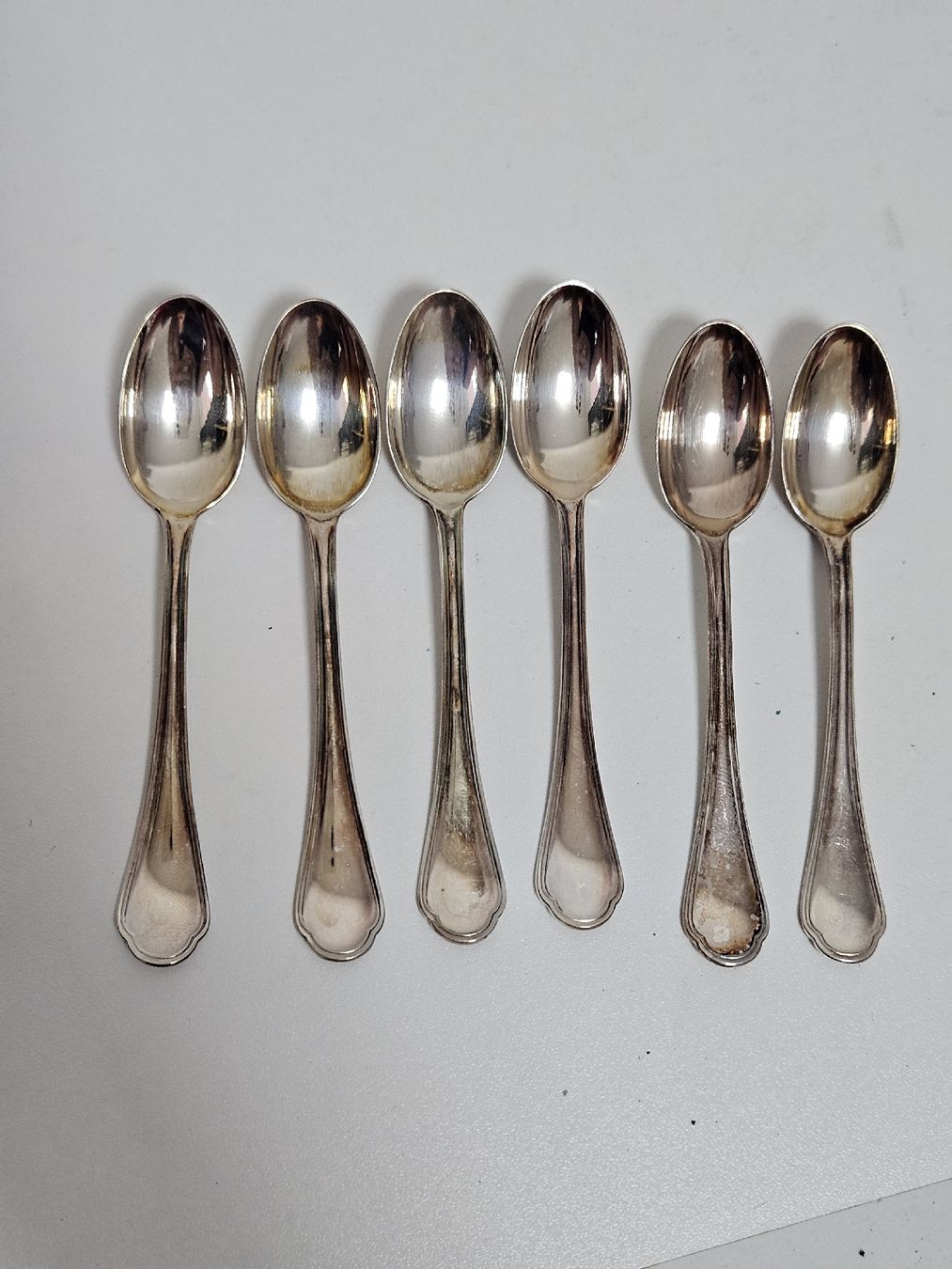 Cucchiai: 6 Kaffeelöffel Silber 800 gestempelt  – Usato da Schlieren venduto da Bestleo