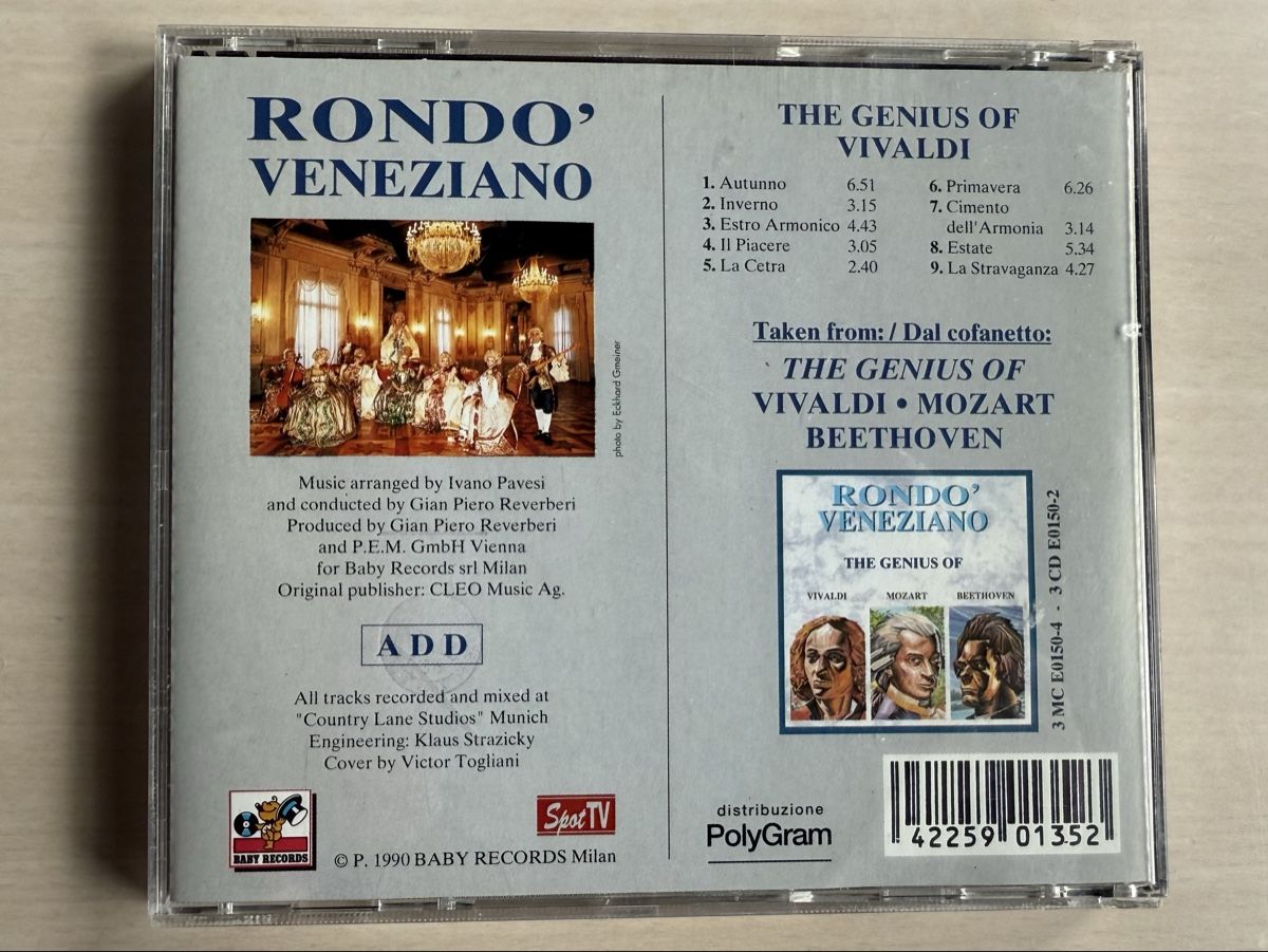CD: Vivaldi - Rondo Veneziano CD, Klassik, – Usato da Oberried Brienz venduto da Chyara 1