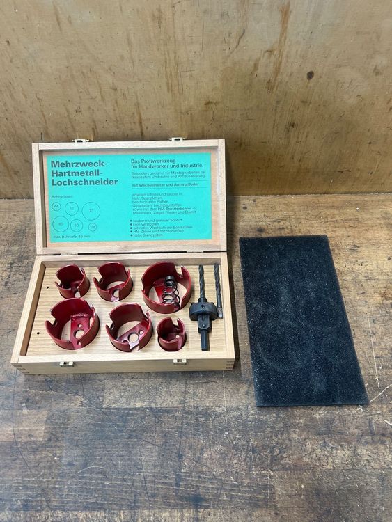 Kimllier 8-teiliges Zapfenbohrer-Set – Aus Karbonstahl, Größen 6-16 Mm, Für Holz-Dübel & Senklöcher