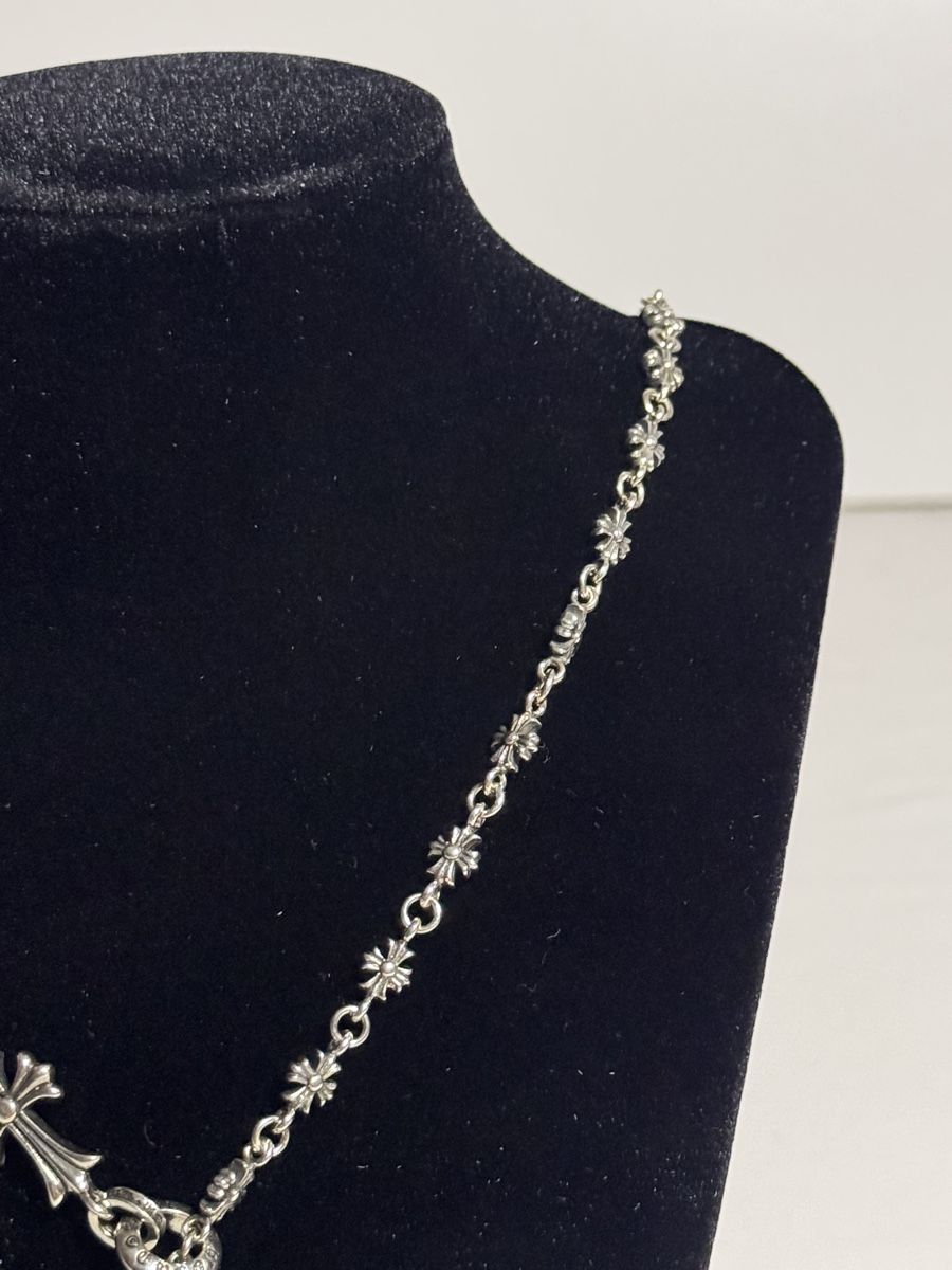 Chrome Hearts Catenine: Chrome Hearts Double Cross Chain Necklace – Nuovo e nell'imballaggio originale da Caviano venduto da reselleo21 4