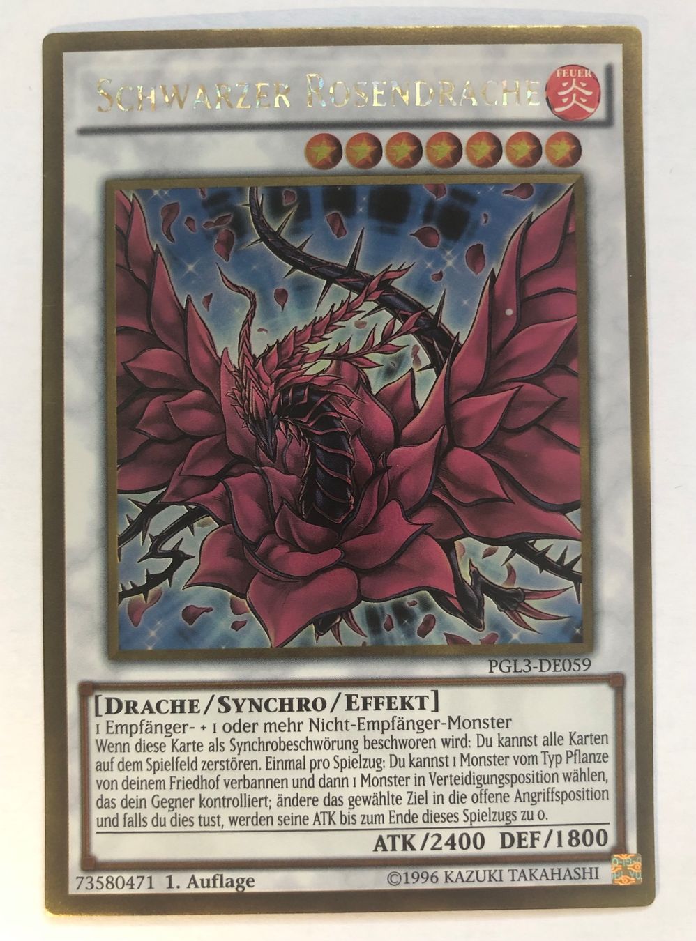 Yugioh Carte collezionabili: YuGiOh Gold Schwarzer Rosendrache | Gold – Nuovo (secondo la descrizione) da Altstätten SG venduto da ChangeMaker