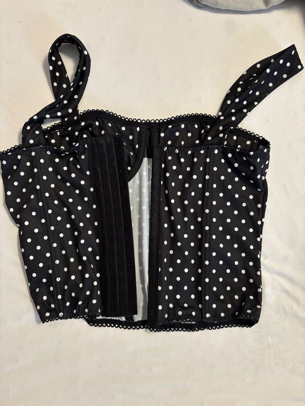 Shein Top: Shein Corset Top mit Polka dots, Grösse: M – Nuovo (secondo la descrizione) da Jona venduto da ale_dbt7 1