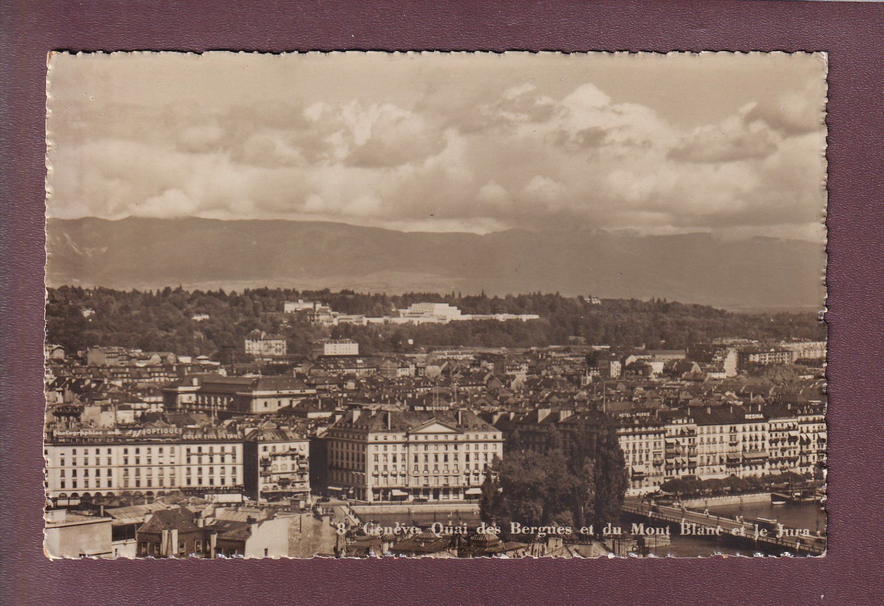 Cartoline postali: GENEVE - Quai des Bergues – Usato da Pully venduto da nicecards