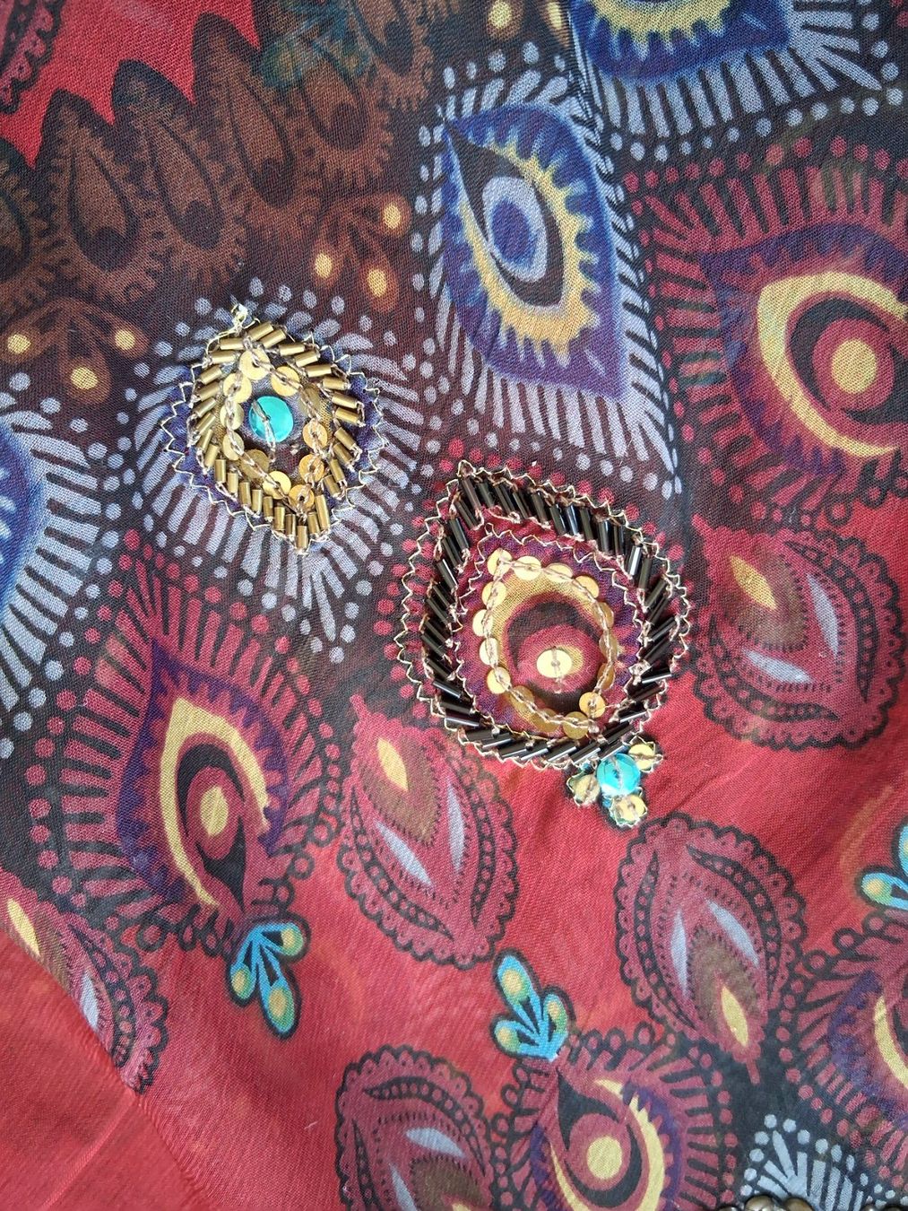 La Redoute Camicette: Taillissime by LaRedoute bestickte transparente Bluse Gr. 54 – Usato da Lengnau AG venduto da Nathi88 3