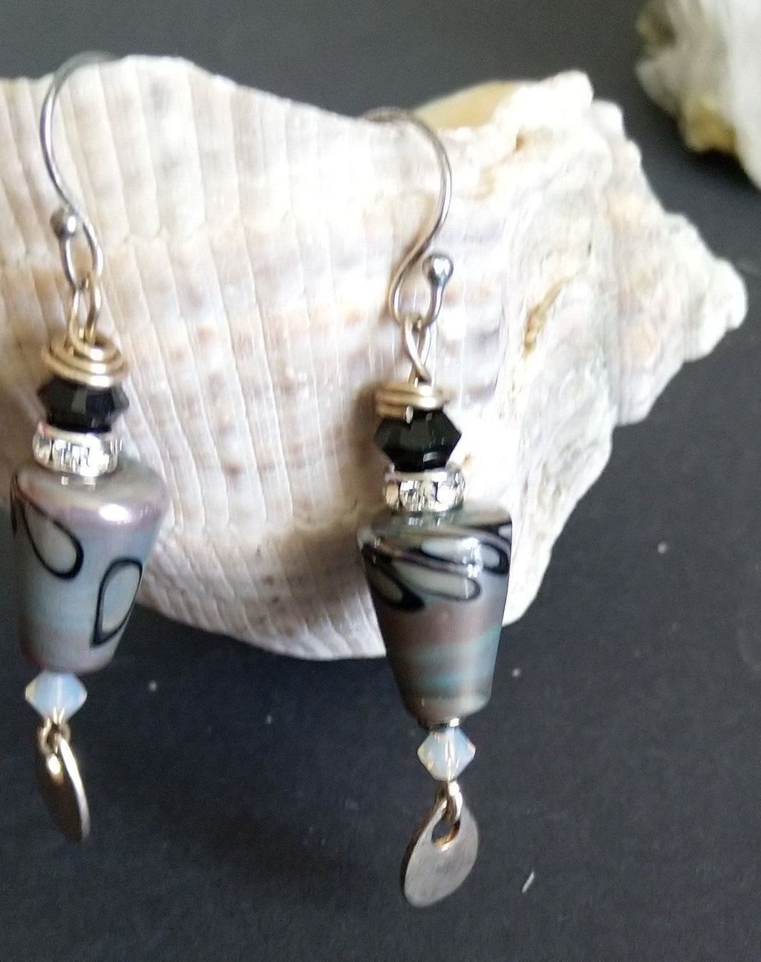 Orecchini pendenti & Orecchini a lobo: GLASPERLEN OHRRINGE IN 925 SILBER – Usato da Romanshorn venduto da BoutiqueA 1