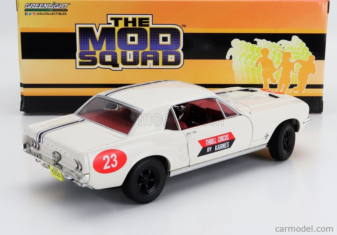 Ford Modellautos: Modellauto Ford Mustang Coupe 1967 - The Mod Squad 50 – Neu (gemäss Beschreibung) aus Basel von Zomeg 1