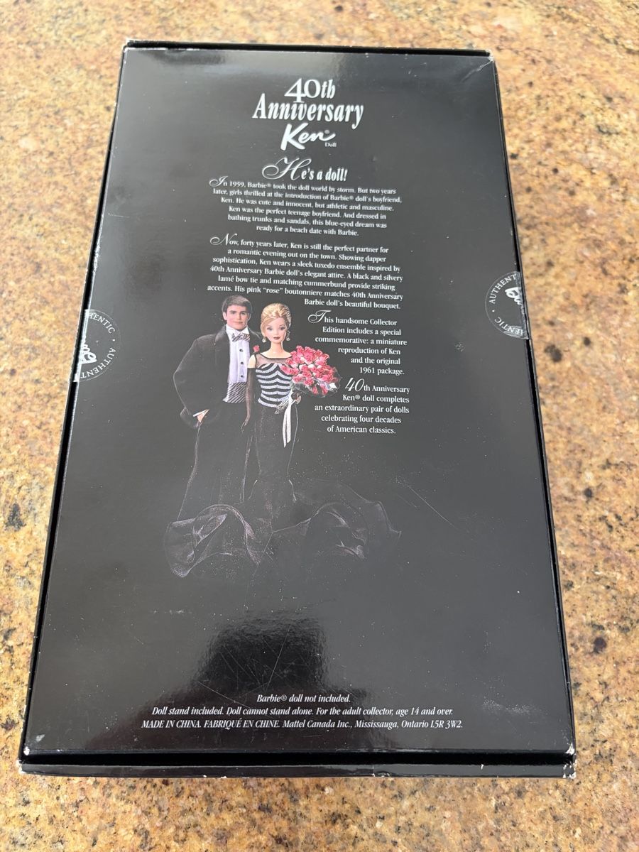 Bambole: Mattel Barbie 40th Anniversary Ken – Usato da Echallens venduto da JAR69 5