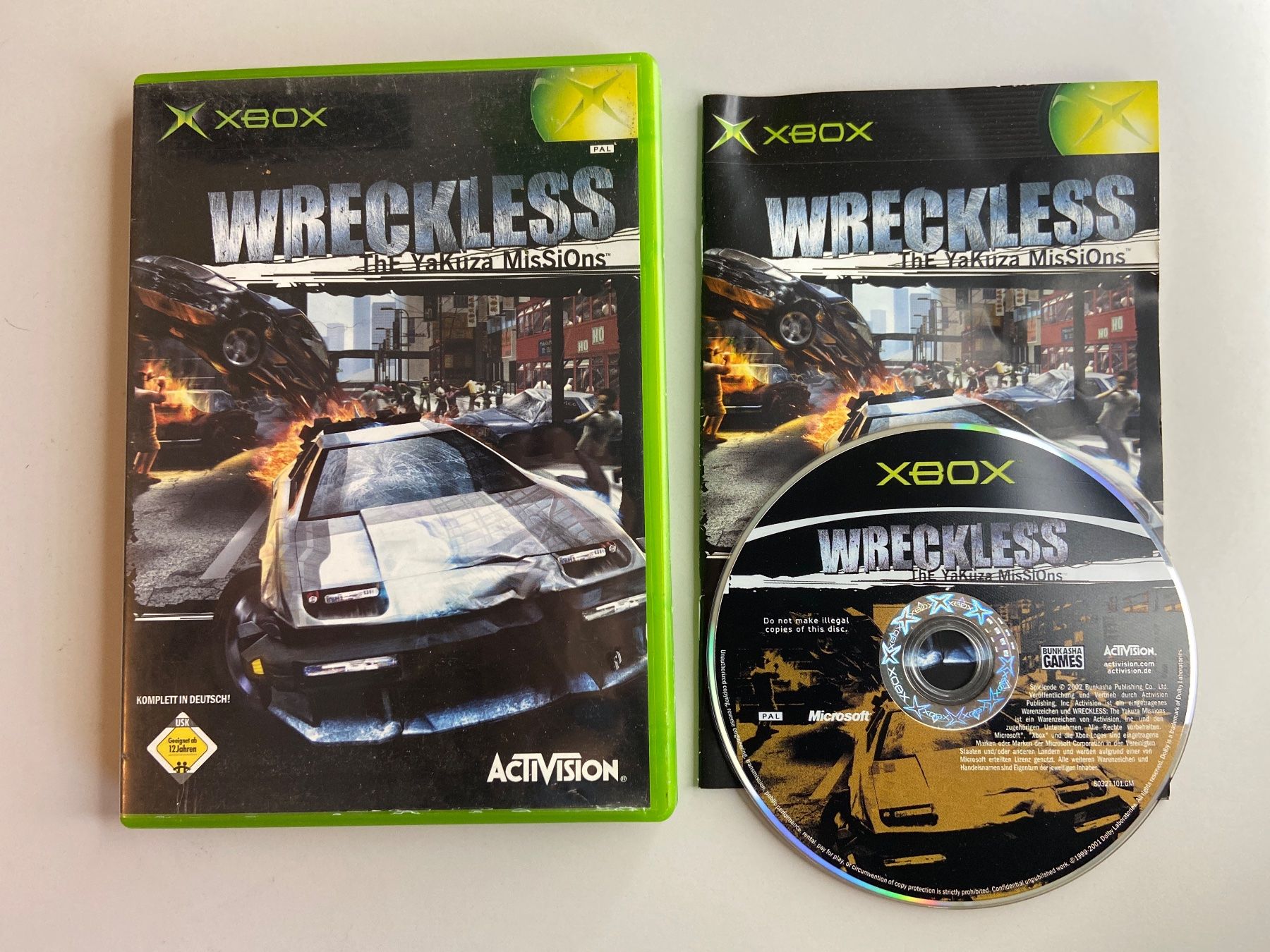 Microsoft Giochi: Wreckless - Xbox – Usato da St.gallen venduto da taduz