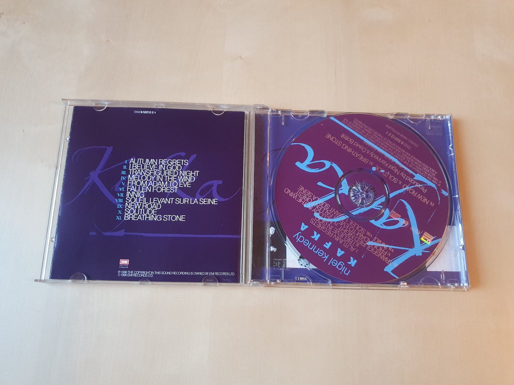 CD: Nigel Kennedy Kafka – Usato da Stansstad venduto da collectorsshop 2