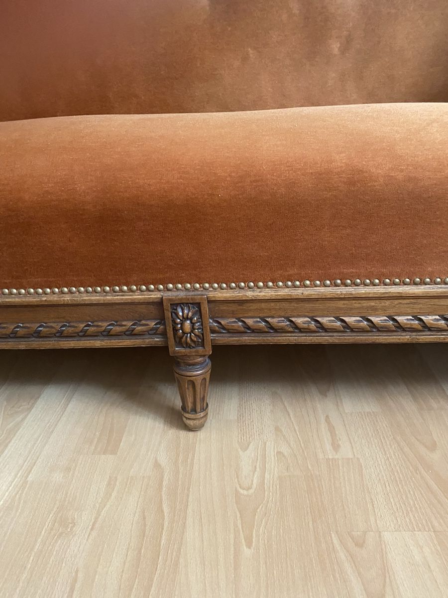 Divani: Canapé vintage en velours marron – Usato da Courroux venduto da nanguila 3