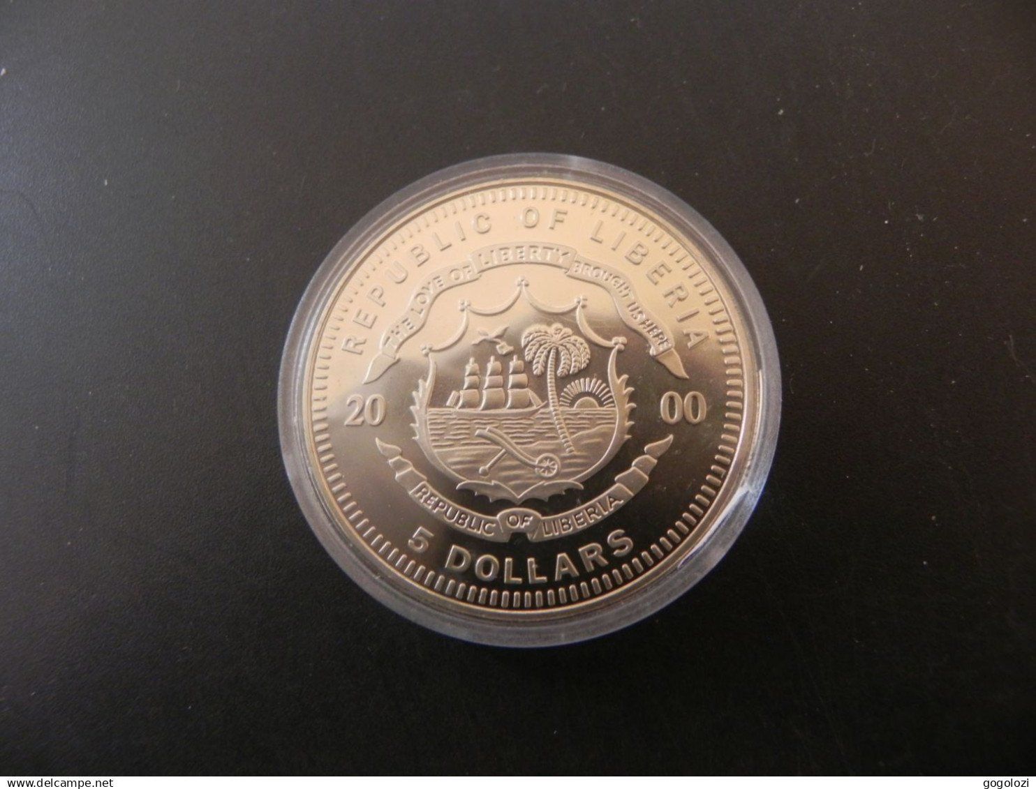 Tutti le monete: Liberia 5 Dollars 2000 - Olympia Sydney 2000 – Usato da Biel/Bienne venduto da Gogolozi 1