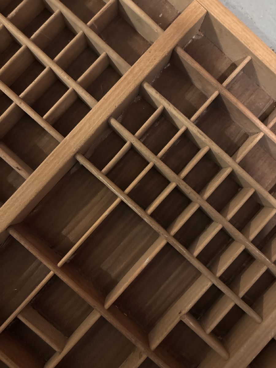 Tutte le decorazioni: Orginal Setzkasten, Holz, Vintage – Usato da Rickenbach b. Wil venduto da Tweeny02 2