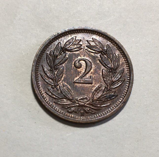 Tutti le monete: 1925 2 Rappen -unz – Usato da Kirchberg SG venduto da Helveticus00 1