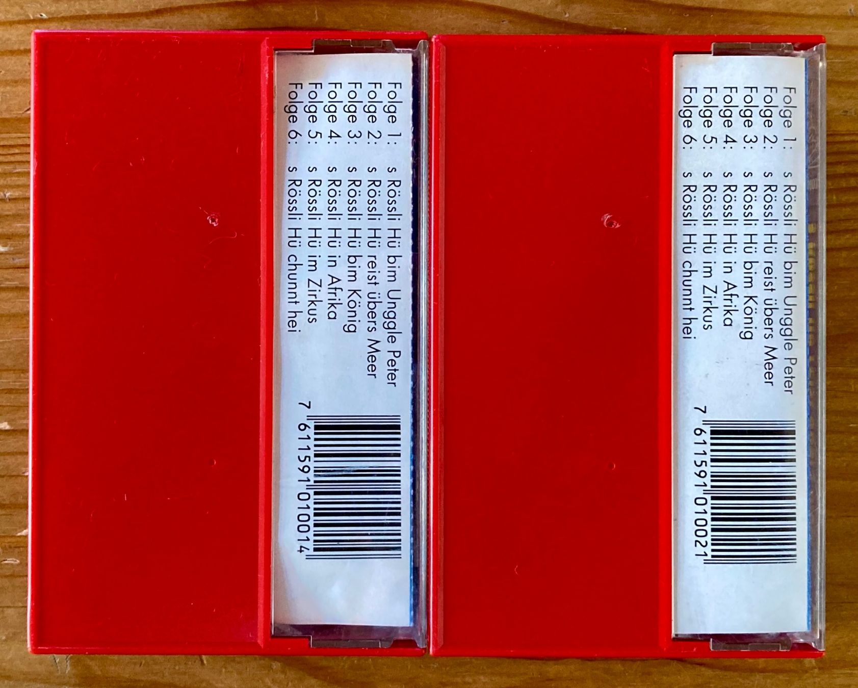 Kompaktkassetten: 2x Rössli Hü (Dialekt, Projectos, 1978) – Gebraucht aus Zürich von Djmotionch 2