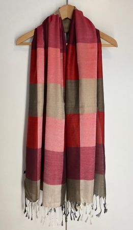 Schal - 80% Seide & 20% Viskose