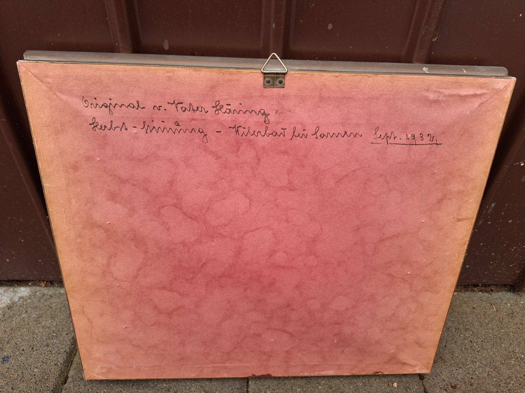 Tableaux: Herbstliches Ölgemälde im Goldrahmen, . – D'occasion à Schaffhausen par meteor7 4